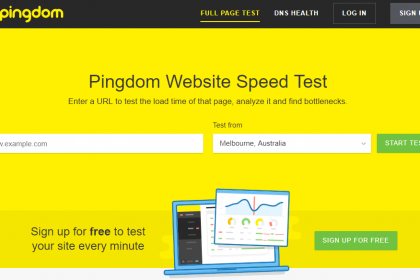 Ninguém gosta de um site lento - Pingdom speed test